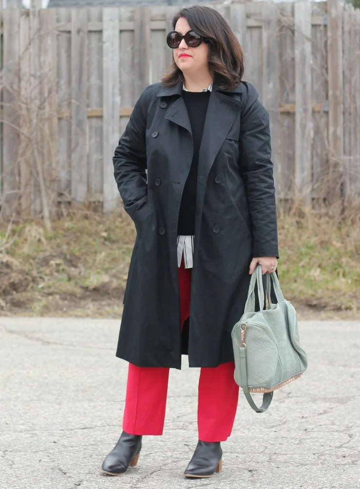 everlane drape trench coat review