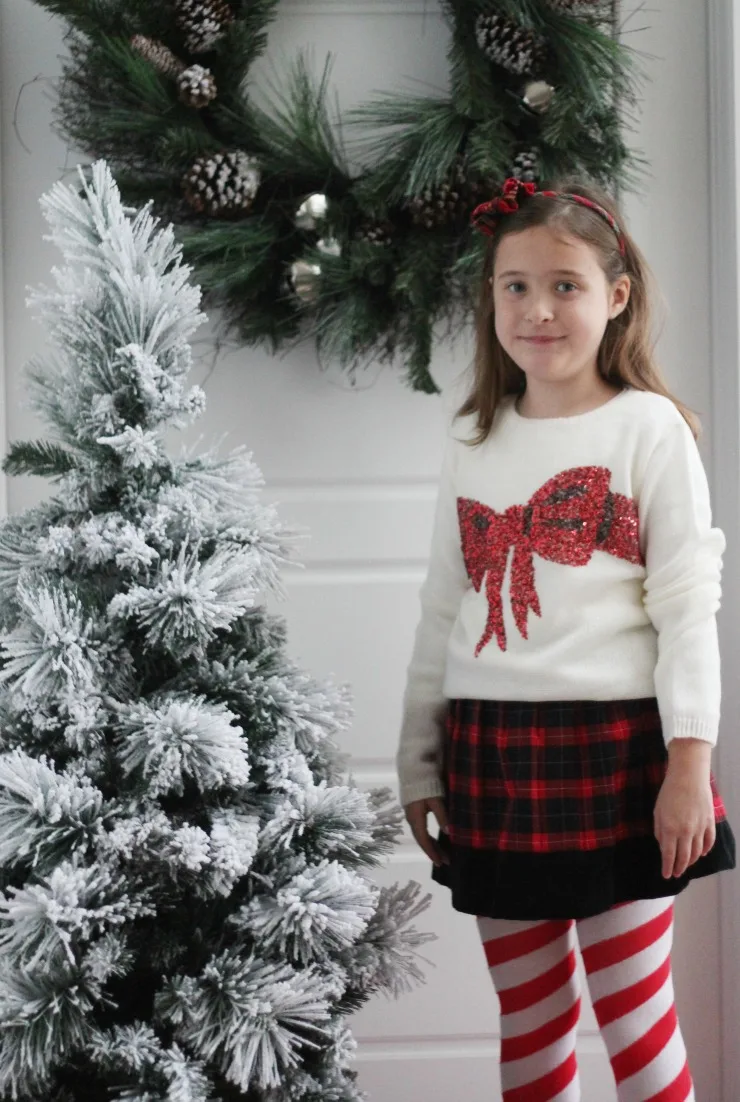 cute kids Christmas sweaters