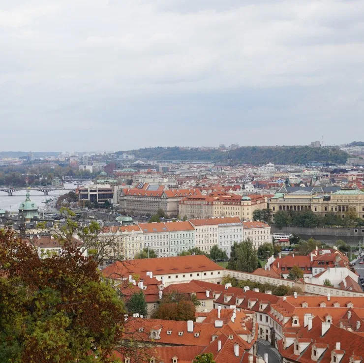 prague castle view