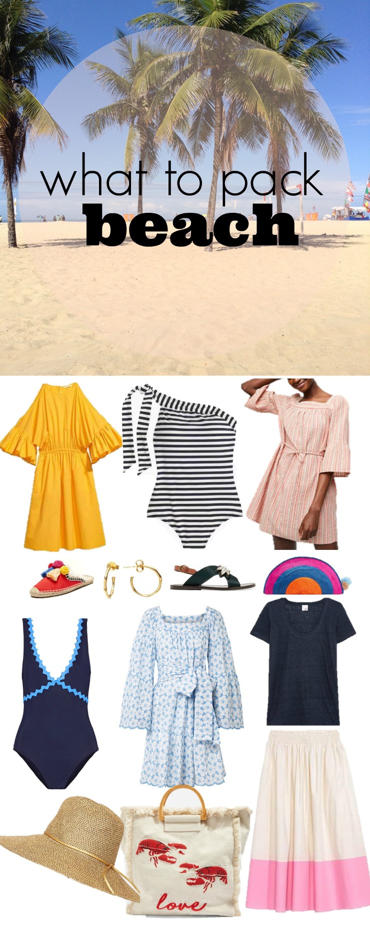 What to Pack for the Beach ⋆ chic everywhere