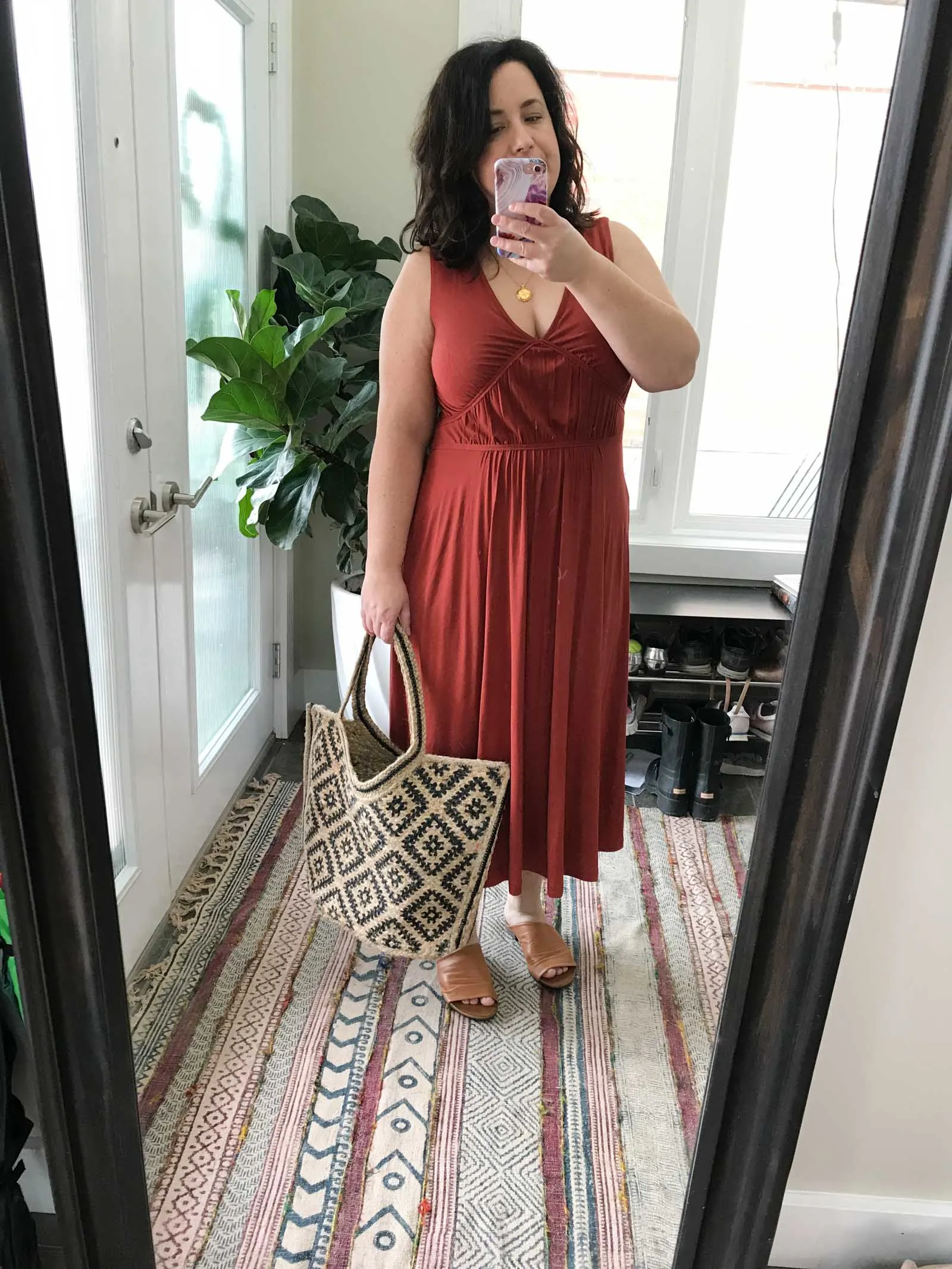 spring try on haul, boden dress