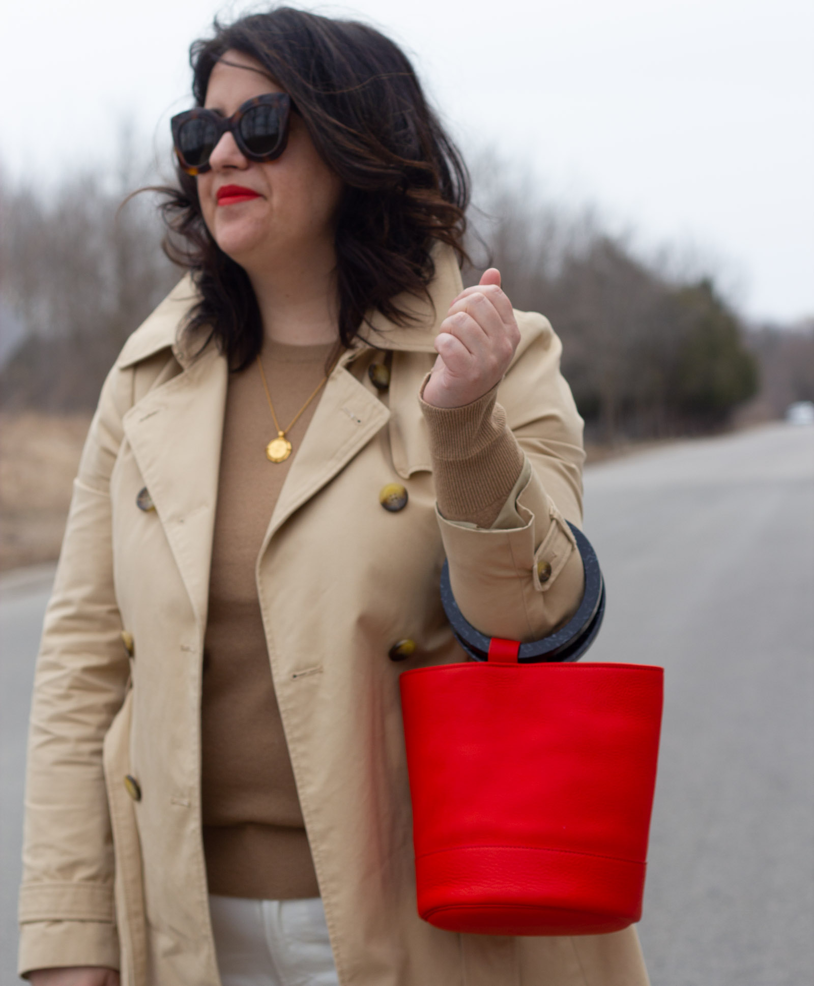 spring trench coat outfit