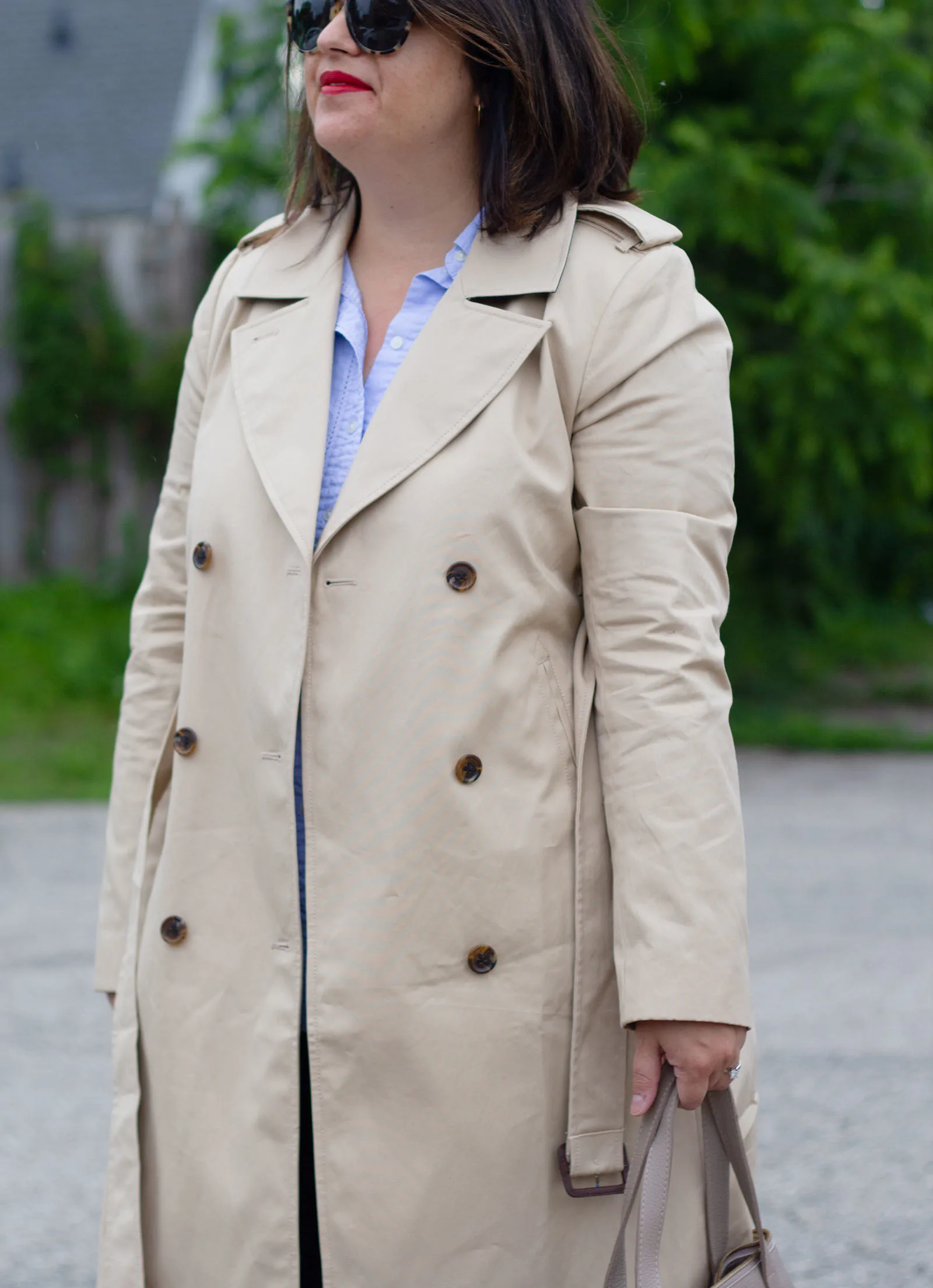 spring trench coat outfit