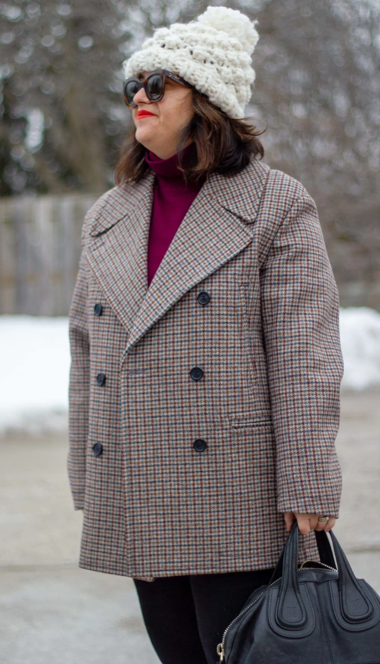 houndstooth menswear blazer