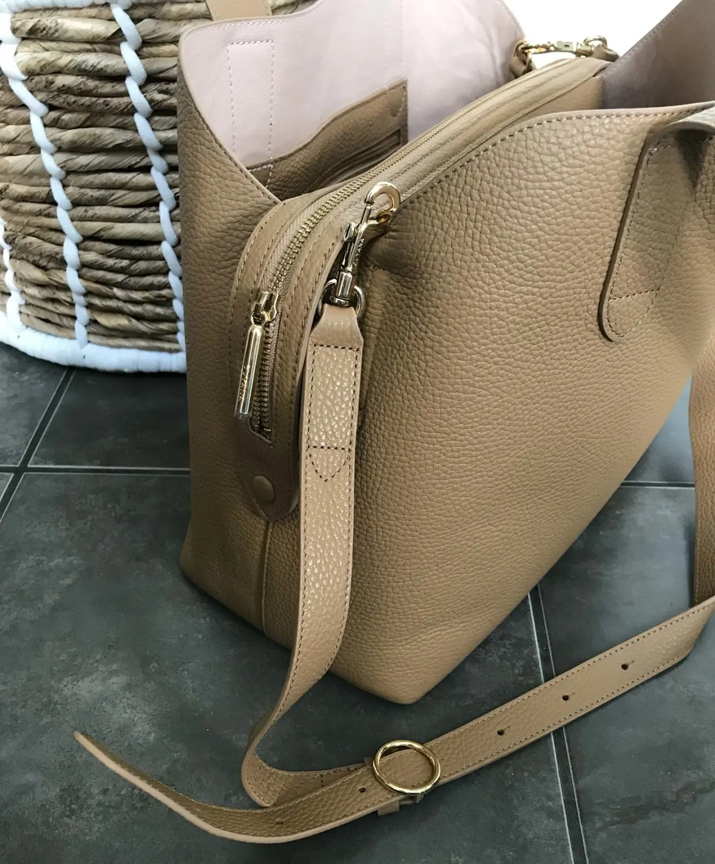 cuyana zippered satchel review