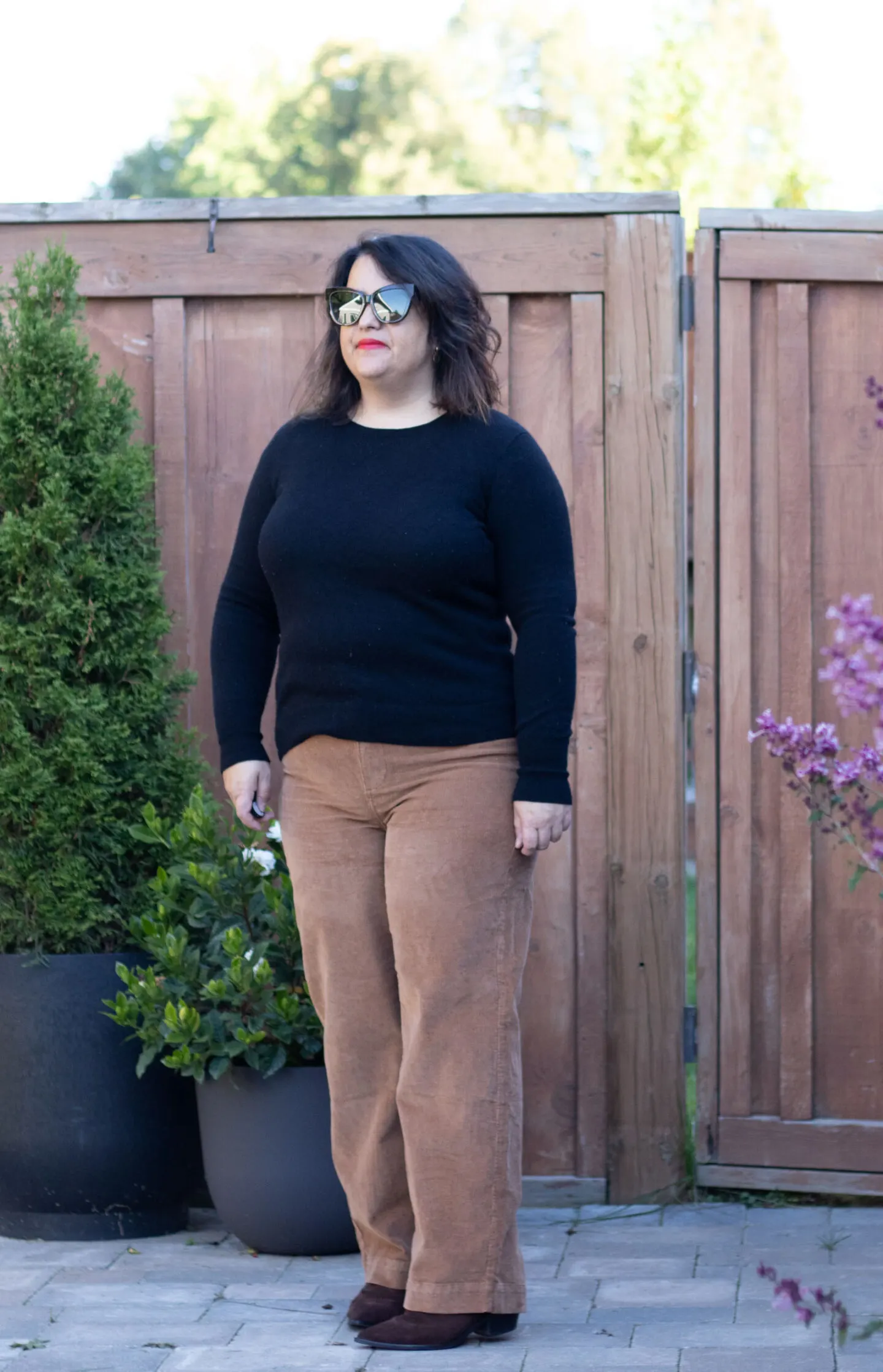 everlane wide leg pant cord