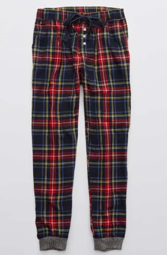 plaid pjs