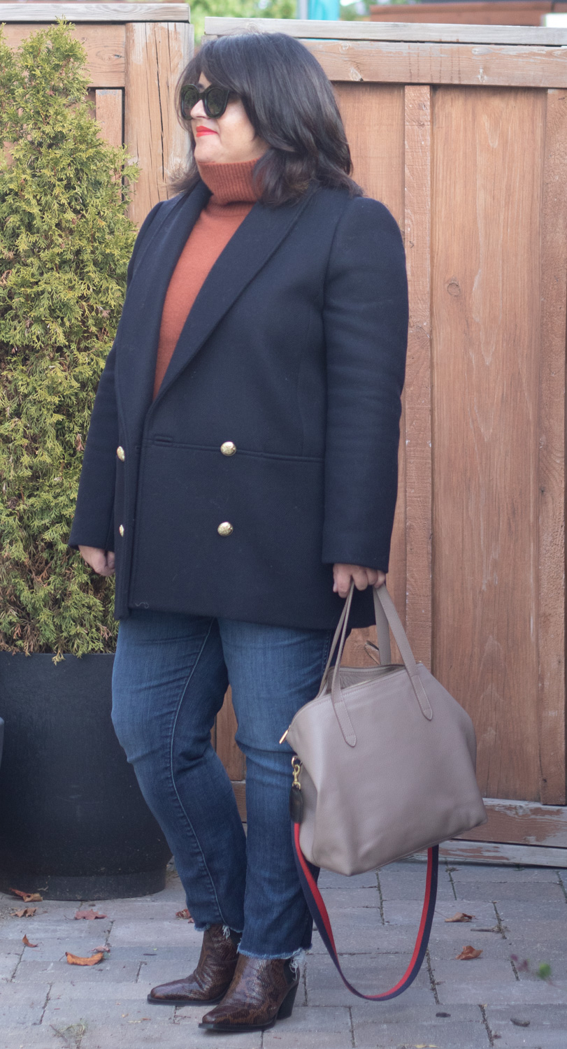 sezane james coat review