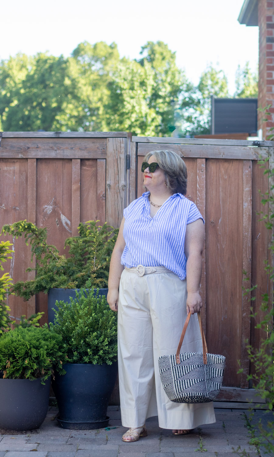 light beige culottes, wide culottes outfit