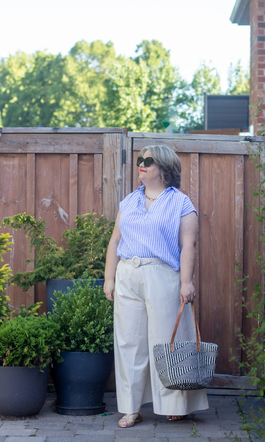 light beige culottes, wide culottes outfit