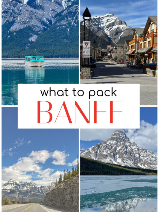 what to pack for banff