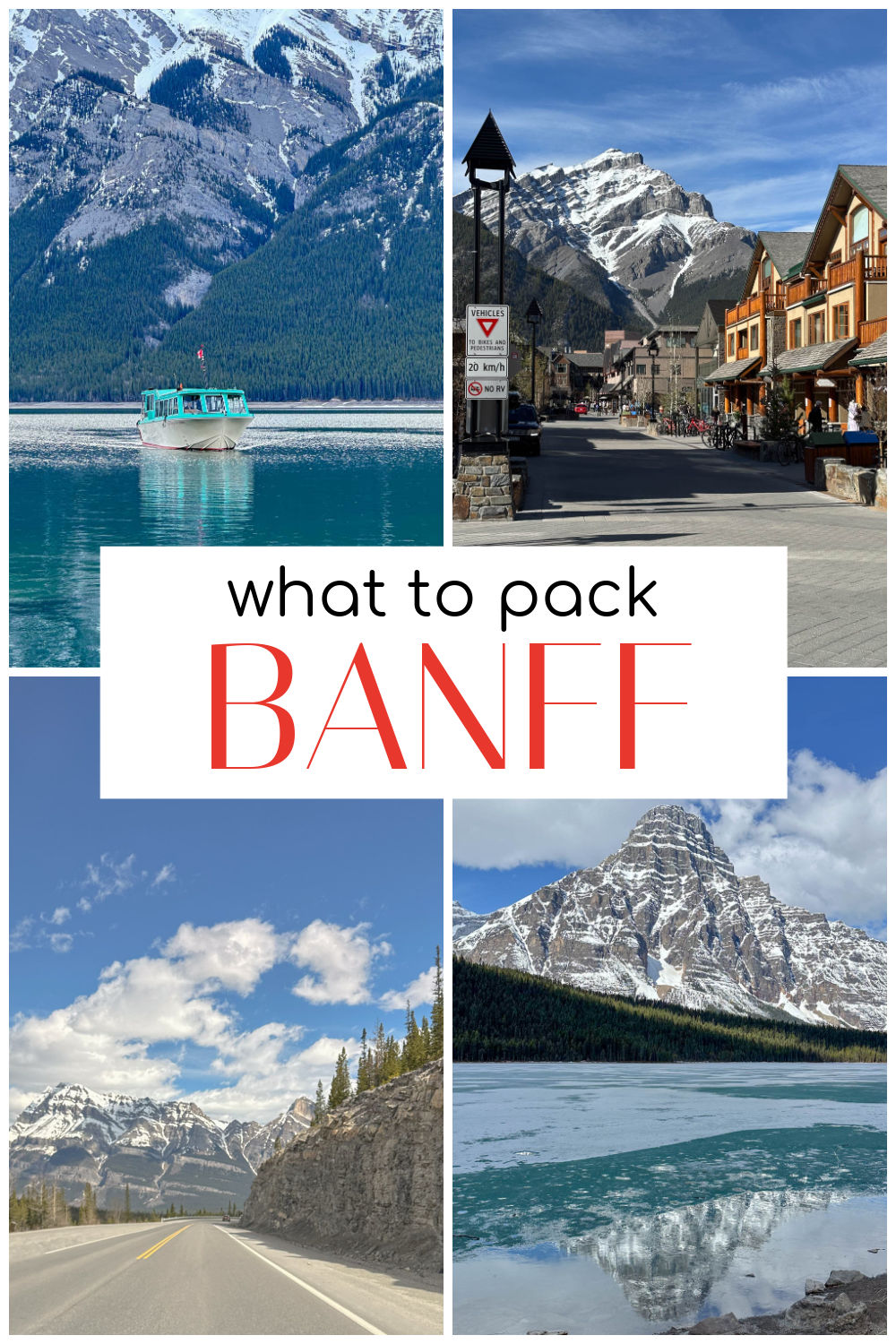 what to pack for banff