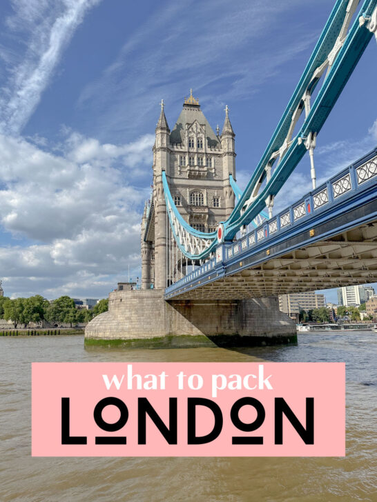 what to pack for london summer