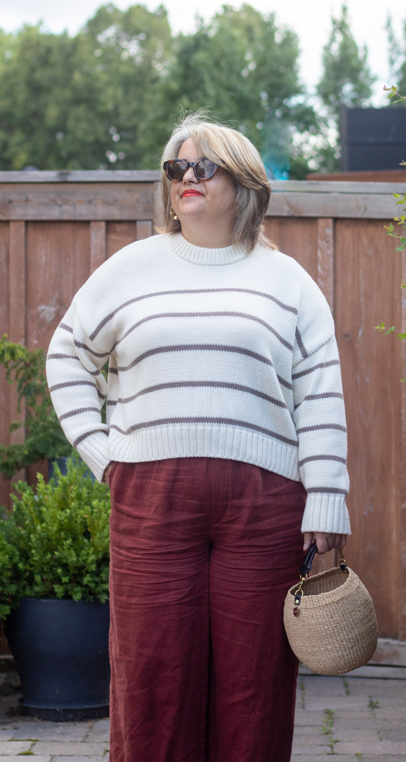 Jenni Kayne chloe crewneck and linen pants