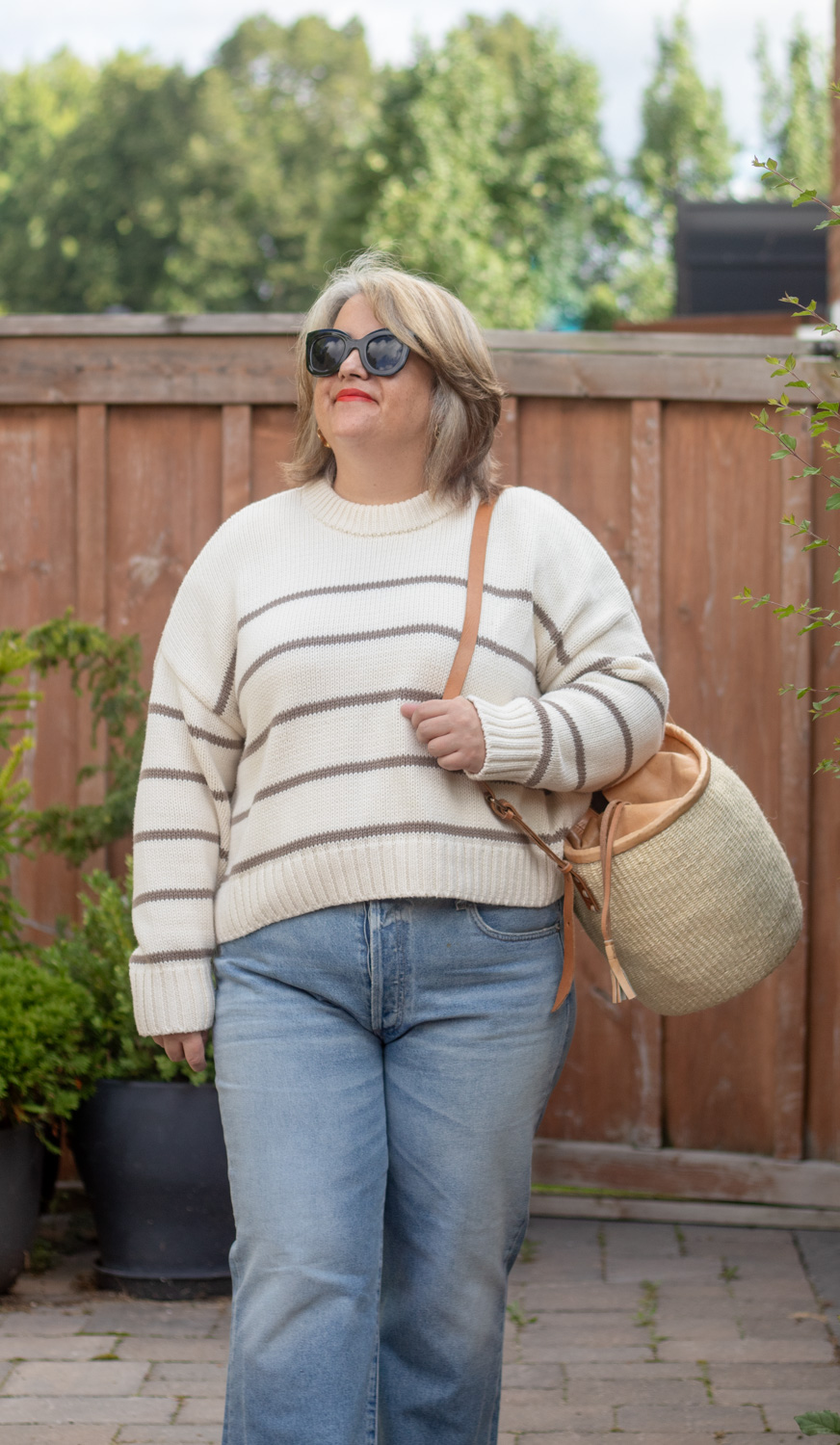 Jenni Kayne Chloe Stripe Crewneck