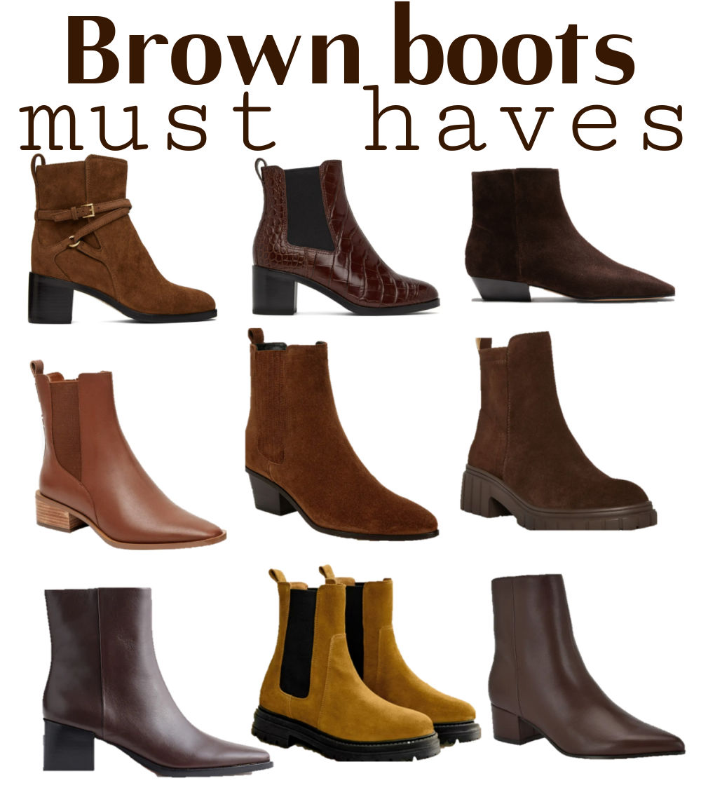 brown boots 