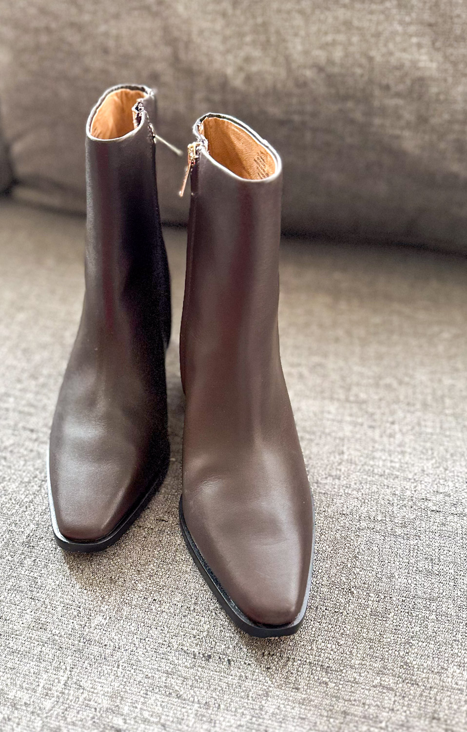 madewell ardin ankle boots turkish coffee