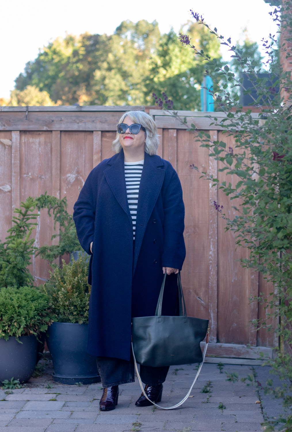 And other stories Voluminous Belted Wool Coat review chic everywhere