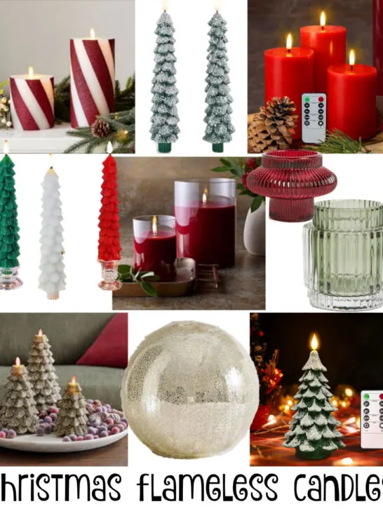 Christmas Flameless Candles and accessories