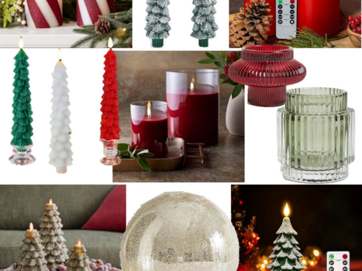 Christmas Flameless Candles and accessories