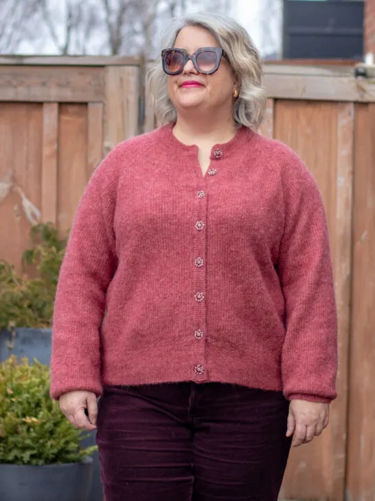 sezane othello cardigan