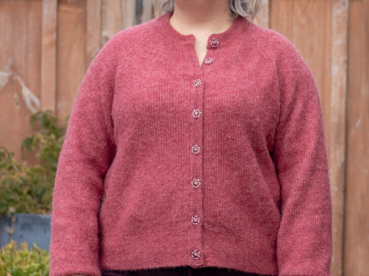 sezane othello cardigan