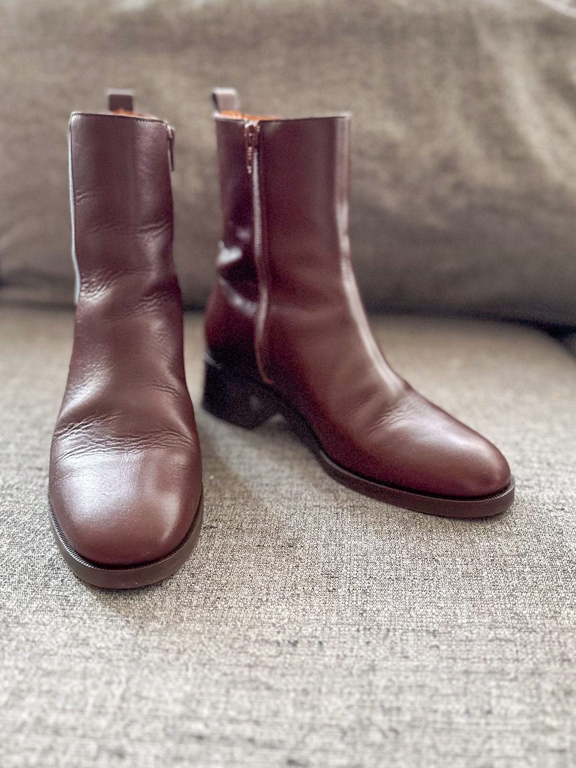 agnes ankle low boots sezane