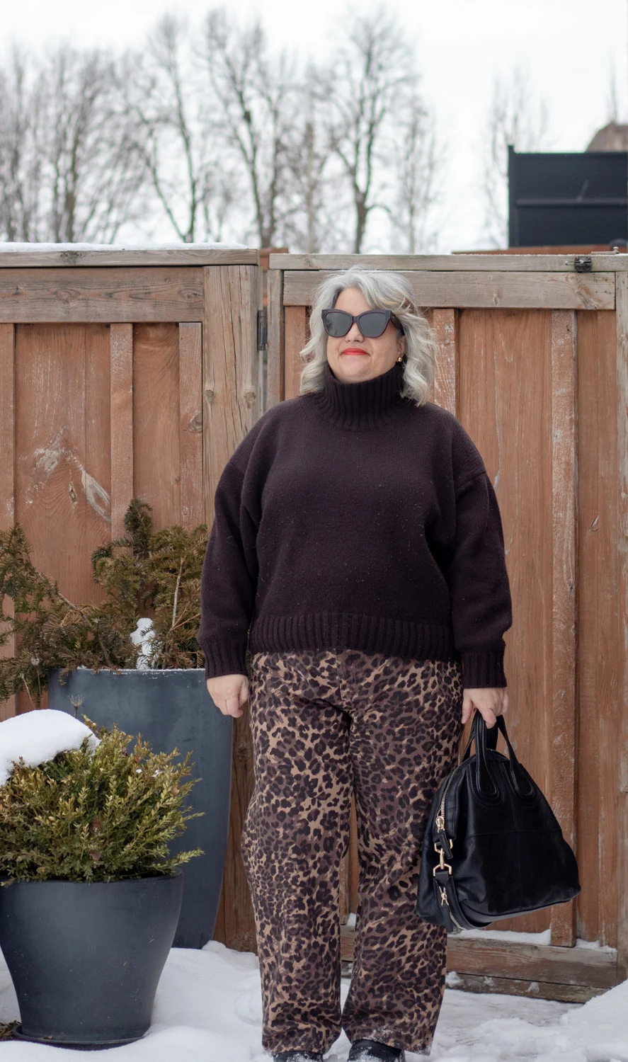 leopard jeans outfit